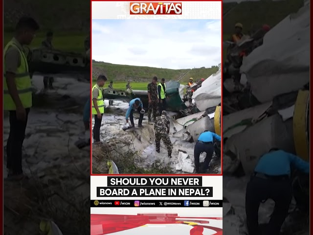 ⁣Nepal Plane Crash: The world's most dangerous skies | Gravitas | WION Shorts