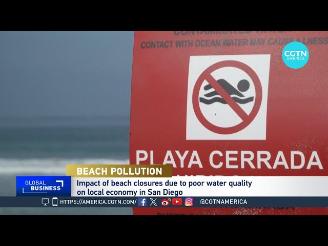 ⁣Global Business: Sewage is Spoiling U.S. Beaches