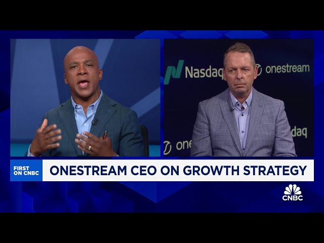 ⁣OneStream CEO talks stock popping 34% after IPO