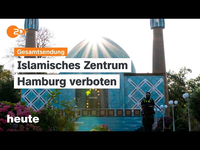 heute 19:00 Uhr vom 24.07.24 Verbot islamisches Zentrum Hamburg, Sommerpressekonferenz, Olympia