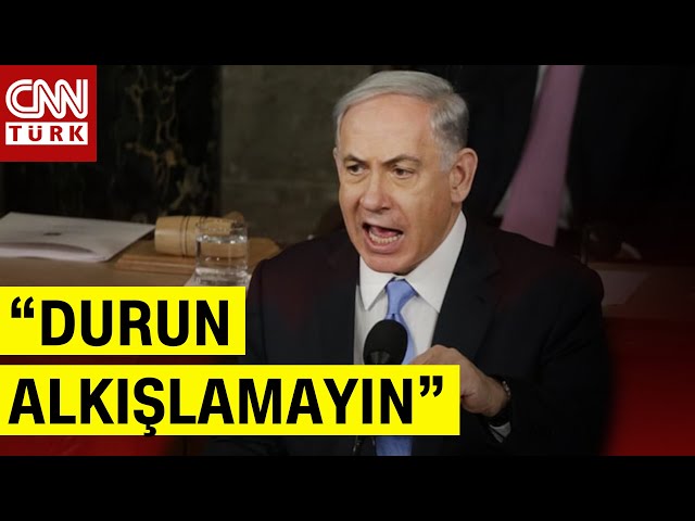 ⁣ABD Kongresi Alkışta Sınır Tanımadı! Netanyahu Bile O Alkışlardan Utandı...