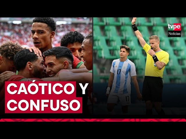 ¡Escándalo en París 2024! Marruecos amarga el debut de Argentina en un partido con final insólito