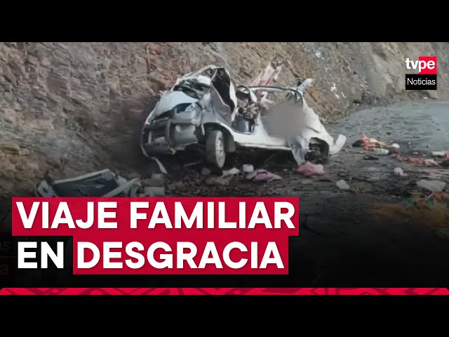 ⁣Tragedia en Áncash: cinco integrantes de una familia perdieron la vida en accidente vehicular