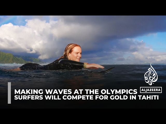 ⁣Making waves at the Olympics: Surfers will compete for gold in Tahiti
