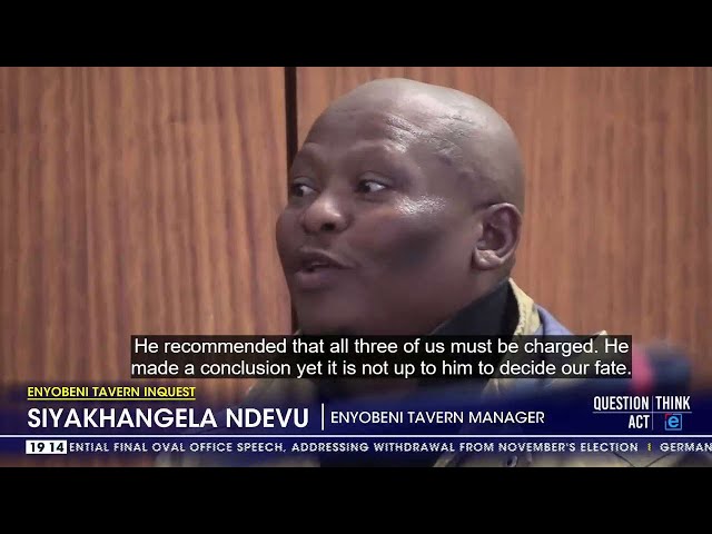 Enyobeni Tarven owner demands answers from ex-cop