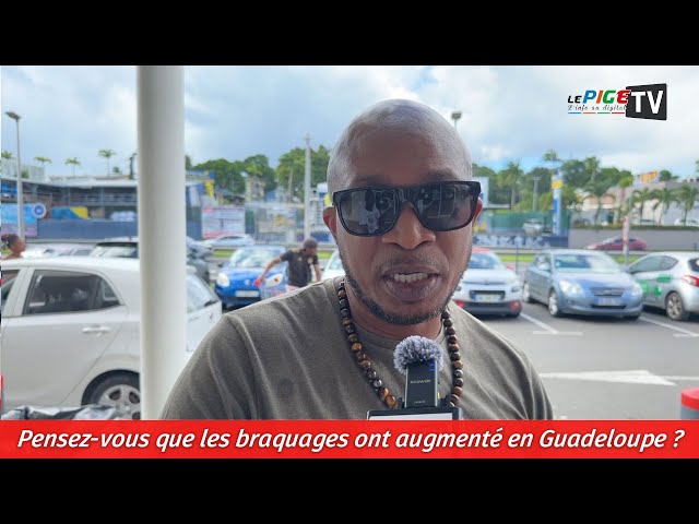 ⁣Pensez-vous que les braquages ont augmenté en Guadeloupe ?
