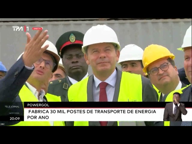 ⁣PM de Portugal Luís Montenegro  visita fabrica de material eléctrico e a Refriango