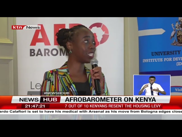 ⁣Afrobarometer Results on Kenya's Economy: 7 out of 10 Kenyans resent the housing levy