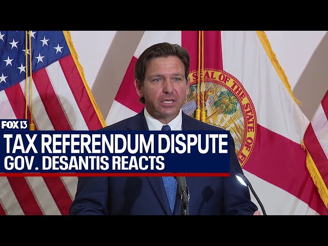 ⁣Gov. DeSantis sides with county in teacher pay dispute