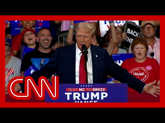 ⁣Political analyst breaks down Trump’s tactics in first rally since Biden’s exit