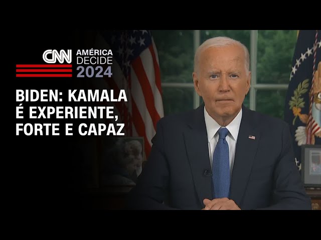 Biden: Kamala é experiente, forte e capaz | CNN PRIME TIME