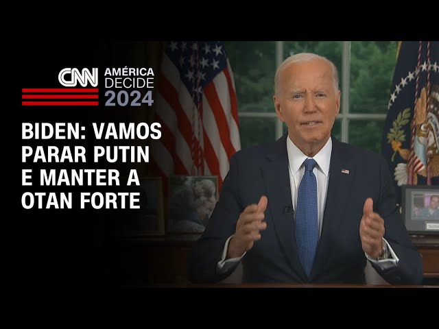 Biden: Vamos parar Putin e manter a Otan forte | CNN PRIME TIME