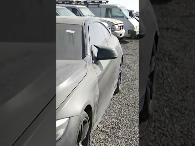 Hasta autos de lujo: Video muestra aparcadero al tope de su capacidad