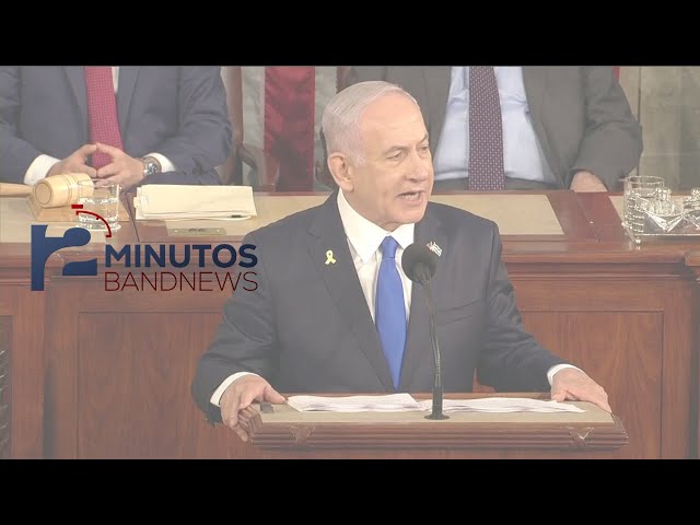 BandNews em 2 Minutos (24/07/24 - Noite) Netanyahu discursa em Congresso nos Estados Unidos