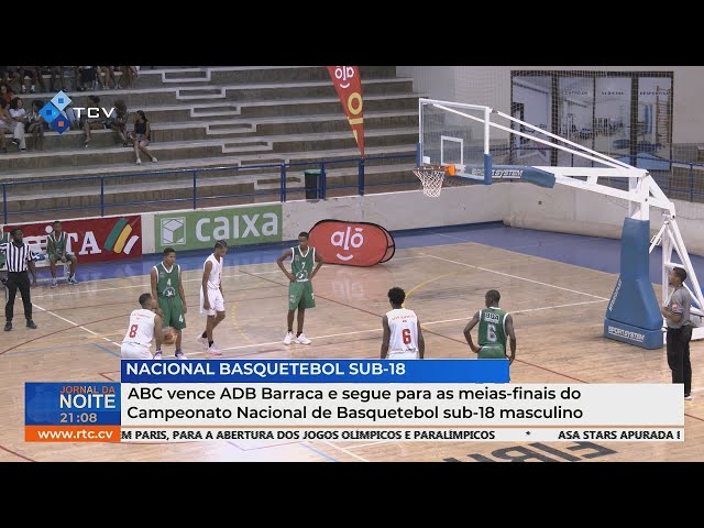 ⁣ABC vence ADB Barraca e segue para as meias-finais do Campeonato Nacional de Basquetebol