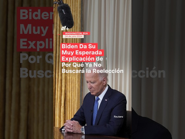 Biden reafirma su retiro de la contienda - N+ #Shorts