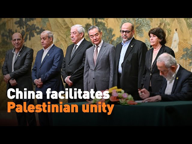 ⁣China facilitates Palestinian unity
