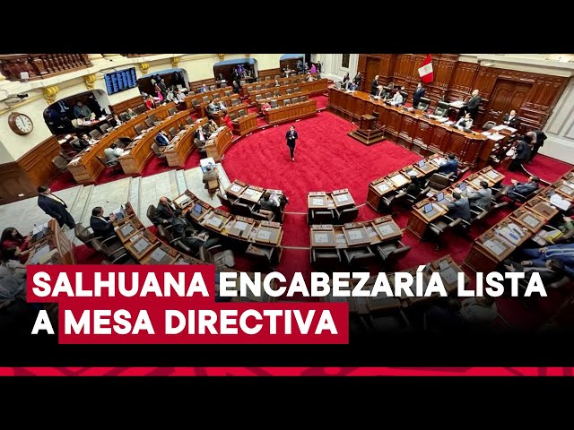 Congreso: en las próximas horas se oficializará la primera lista a la Mesa Directiva