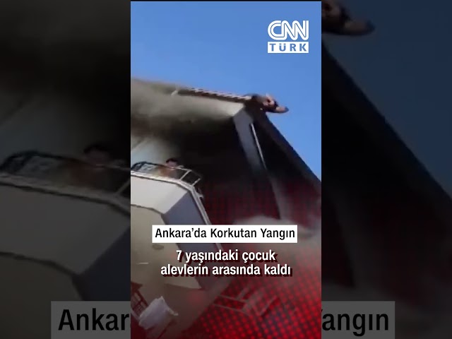 ⁣7 Yaşındaki Çocuk Alevlerin Arasında Kaldı! Kurtarma Anları Kamerada...