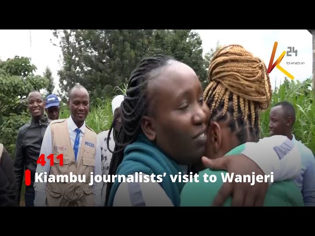 ⁣Kiambu journalists’ visit to Wanjeri