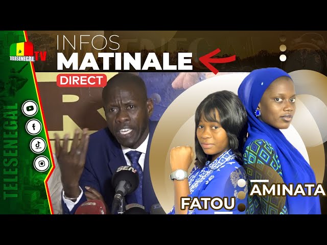⁣[LIVE] Sénégal Matin : En garde à vue Ameth Suzane Camara assume ses propos⎜Jeudi 25 JUILLET 2024