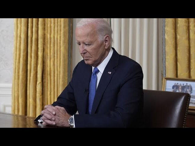 Joe Biden « passe le flambeau » pour défendre la démocratie