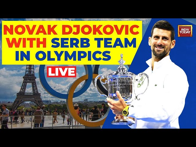 ⁣Novak Djokovic LIVE | Serbian Olympics Team, Including Novak & Nikola Jokic, Hold PC LIVE