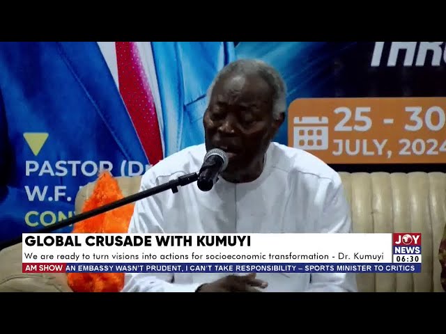 ⁣Crusade With Kumuyi: We are ready to turn visions into actions for economic transformation - Kumuyi