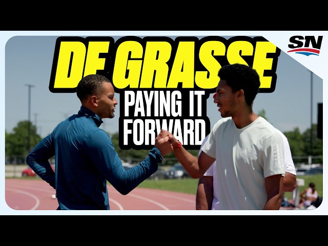 ⁣Andre De Grasse Is Paying It Forward To The Next Generation