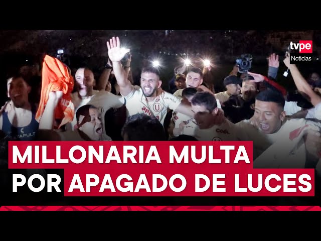 ⁣Alianza Lima: Indecopi sanciona al club blanquiazul con S/3 millones por apagado de luces