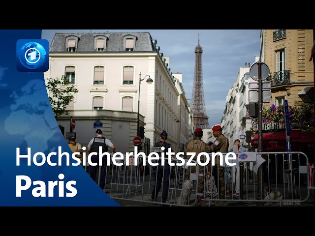 Paris wird während der Olympischen Spiele zur Hochsicherheitszone