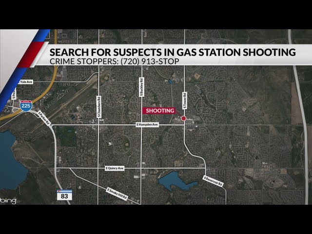 ⁣Suspects wanted in shooting outside Aurora gas station
