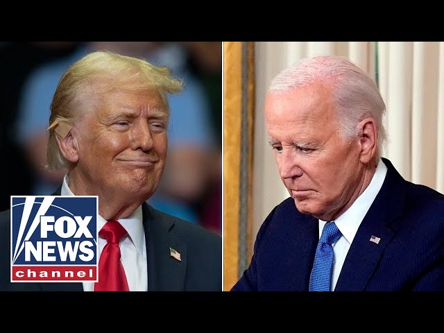 ⁣'PALACE COUP': Trump reacts to Biden's 'terrible' Oval Office address
