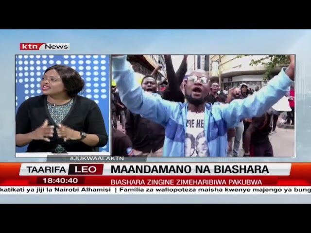 ⁣Maandamano na Biashara awamu ya pili | Jukwaa La KTN