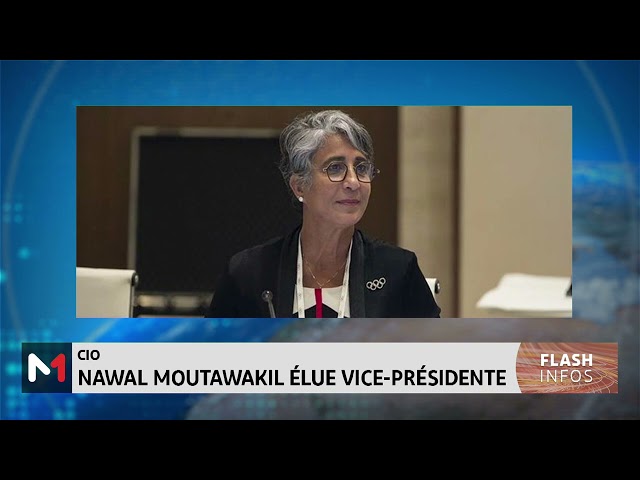 ⁣Nawal El Moutawakil élue vice-présidente du CIO