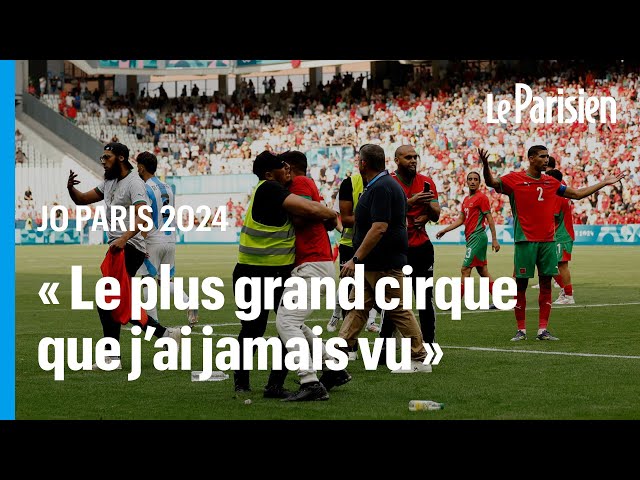 ⁣JO Paris 2024 : Argentine-Maroc, une fin de match complètement chaotique