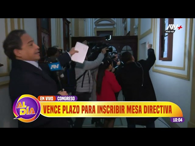 Congreso: Vence plazo para inscribir Mesa Directiva