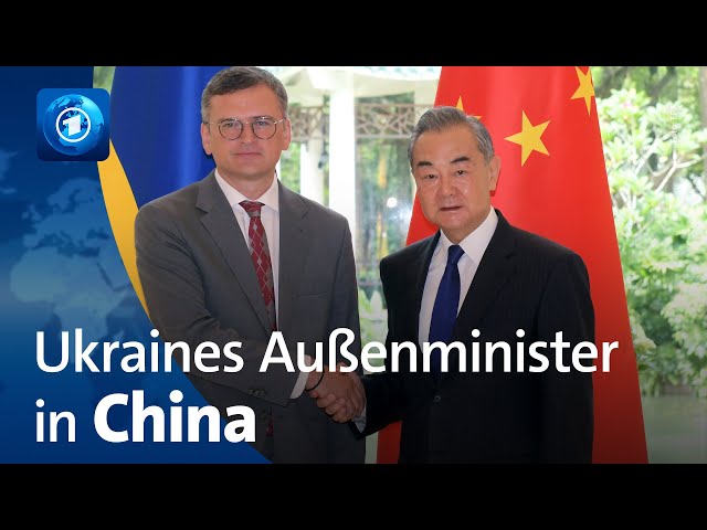 Ukraines Außenminister Kuleba wirbt in China um Unterstützung