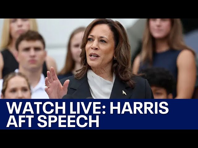 LIVE: Kamala Harris' speech at the AFT convention in Houston | FOX 4