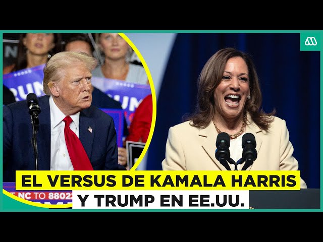 ⁣El versus de Kamala Harris y Donald Trump: La carrera presidencial en EEUU