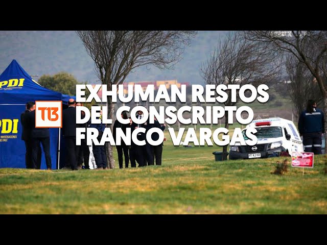 Exhuman restos del conscripto Franco Vargas para una nueva autopsia