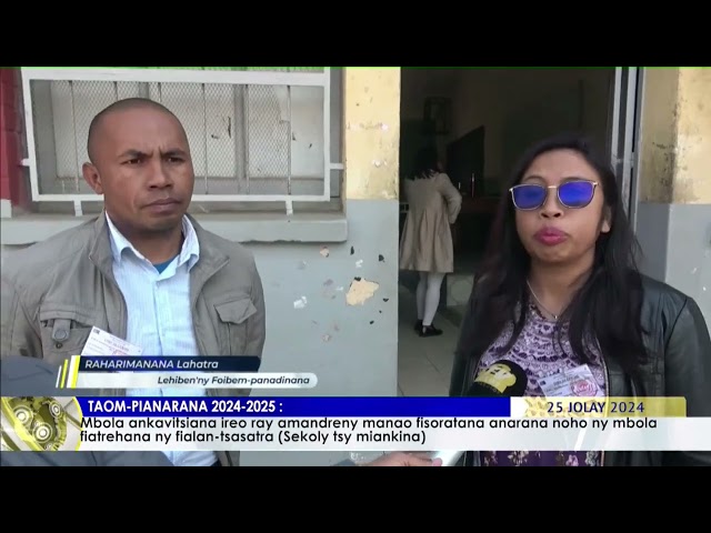 NY VAOVAO DU 25 JUILLET 2024 BY TV PLUS MADAGASCAR