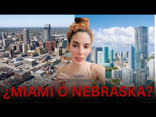 ⁣Cubana recién llegada a EEUU explica porque prefiere vivir en Nebraska antes que en Miami