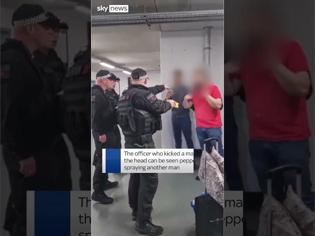 ⁣New video of Manchester Airport incident