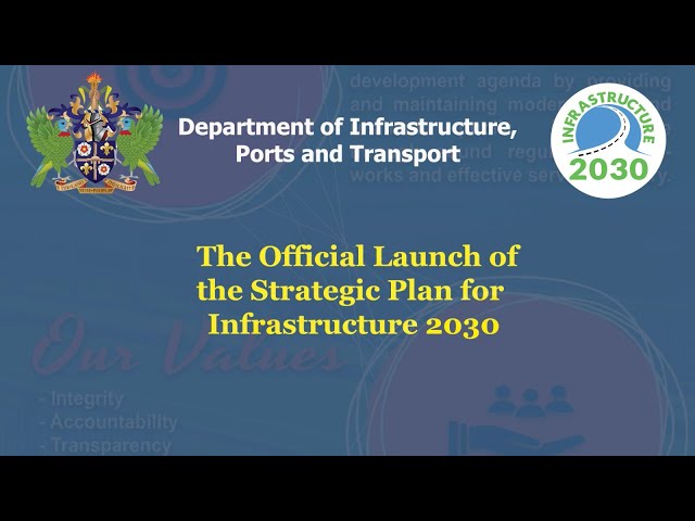 ⁣The Official Launch of the Strategic Plan for Infrastructure 2030