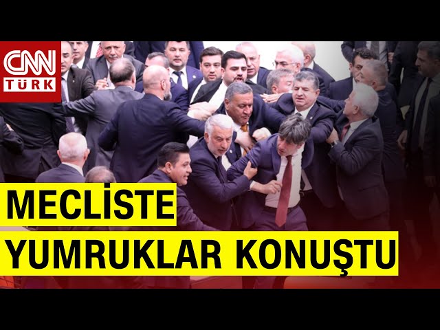 Mecliste Yumruk Yumruğa Kavga! Karagöz: "Bu Görüntüyü Milyonlar Alkışladı"