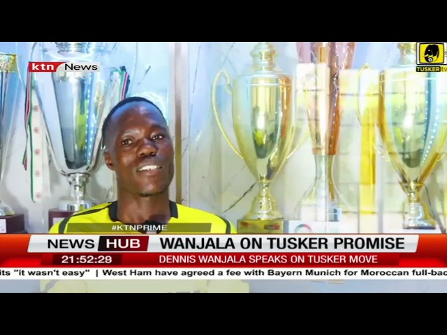 ⁣Wanjala hopes to deliver for for the Tusker FC Defence