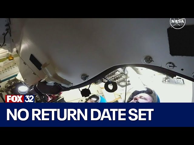 ⁣No return date set for astronauts aboard ISS, NASA says