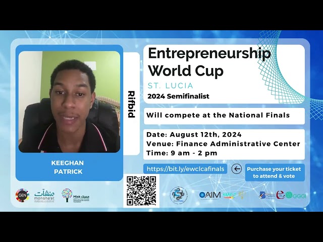 Saint Lucia Gets Set To Participate In Entrepreneurship World Cup