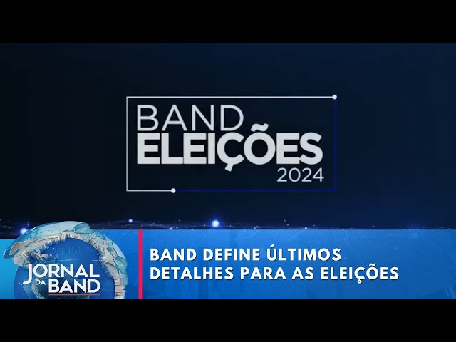 Band define últimos detalhes dos debates para as eleições municipais | Jornal da Band